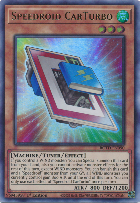 Speedroid CarTurbo [ROTD-EN090] Ultra Rare | Amazing Games TCG