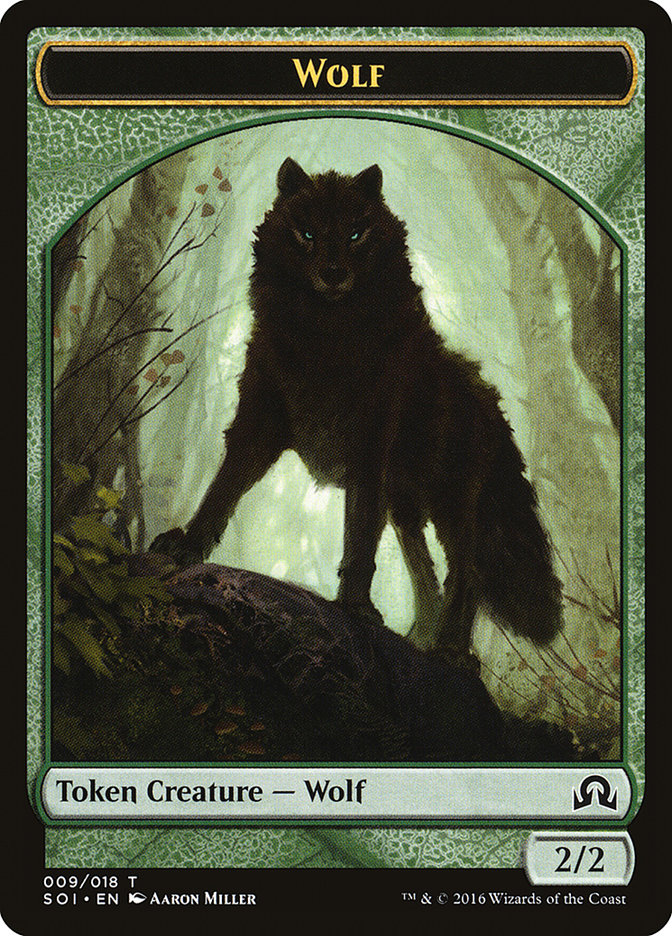 Wolf [Shadows over Innistrad Tokens] | Amazing Games TCG