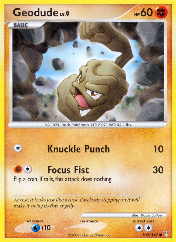 Geodude (105/147) [Platinum: Supreme Victors] | Amazing Games TCG