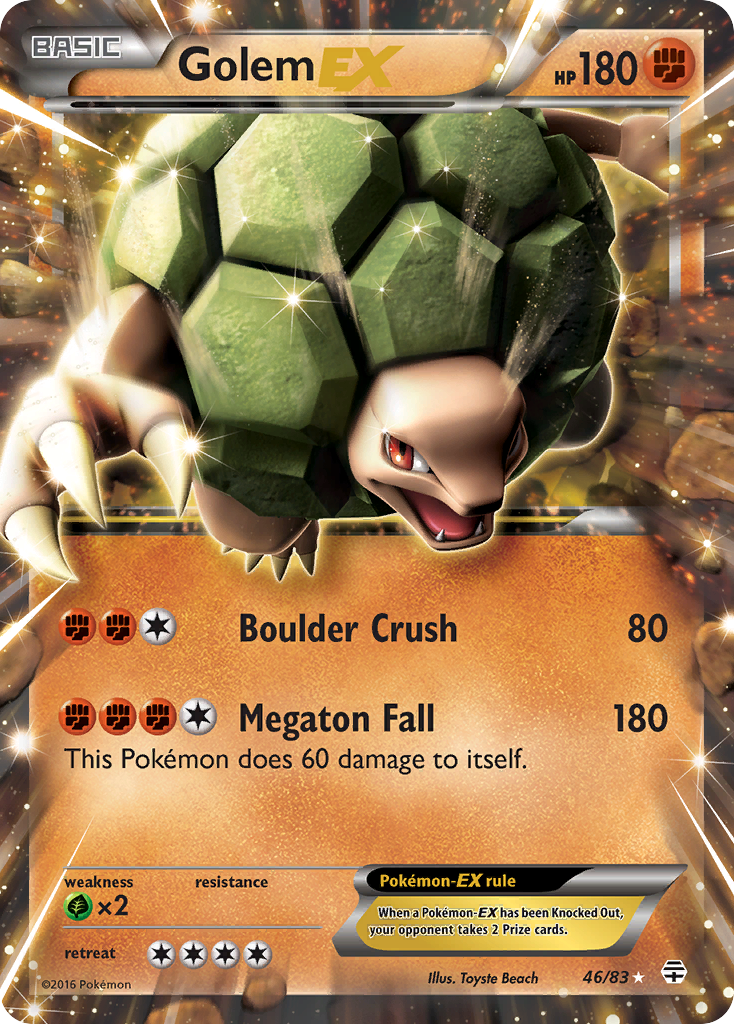 Golem EX (46/83) [XY: Generations] | Amazing Games TCG