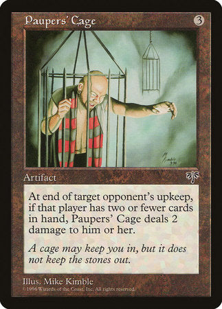 Paupers' Cage [Mirage] | Amazing Games TCG