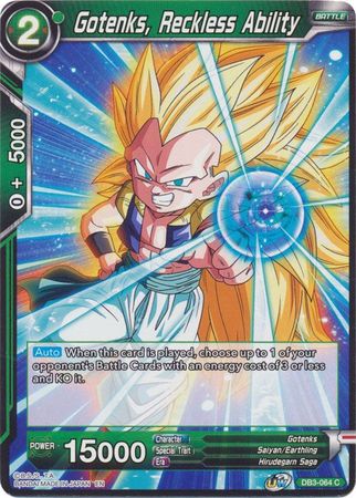 Gotenks, Reckless Ability (DB3-064) [Giant Force] | Amazing Games TCG