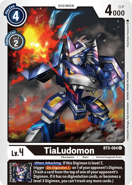 TiaLudomon [BT3-064] [Release Special Booster Ver.1.5] | Amazing Games TCG