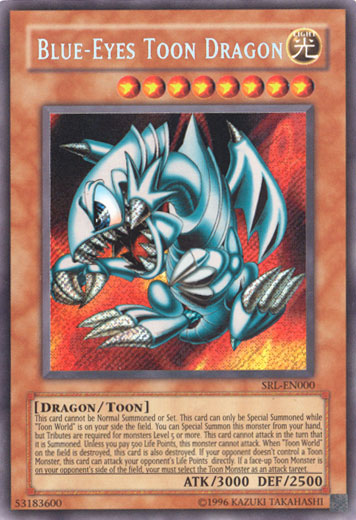 Blue-Eyes Toon Dragon [SRL-EN000] Secret Rare | Amazing Games TCG