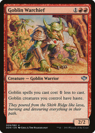 Goblin Warchief [Duel Decks: Speed vs. Cunning] | Amazing Games TCG