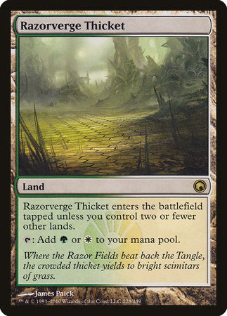 Razorverge Thicket [Scars of Mirrodin] | Amazing Games TCG