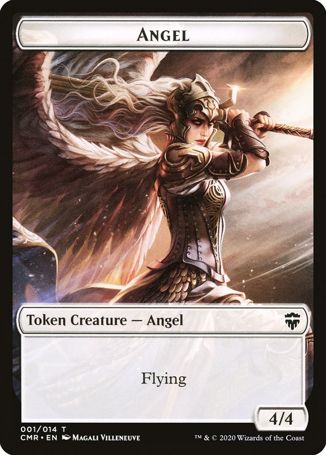 Angel // Soldier Token [Commander Legends Tokens] | Amazing Games TCG