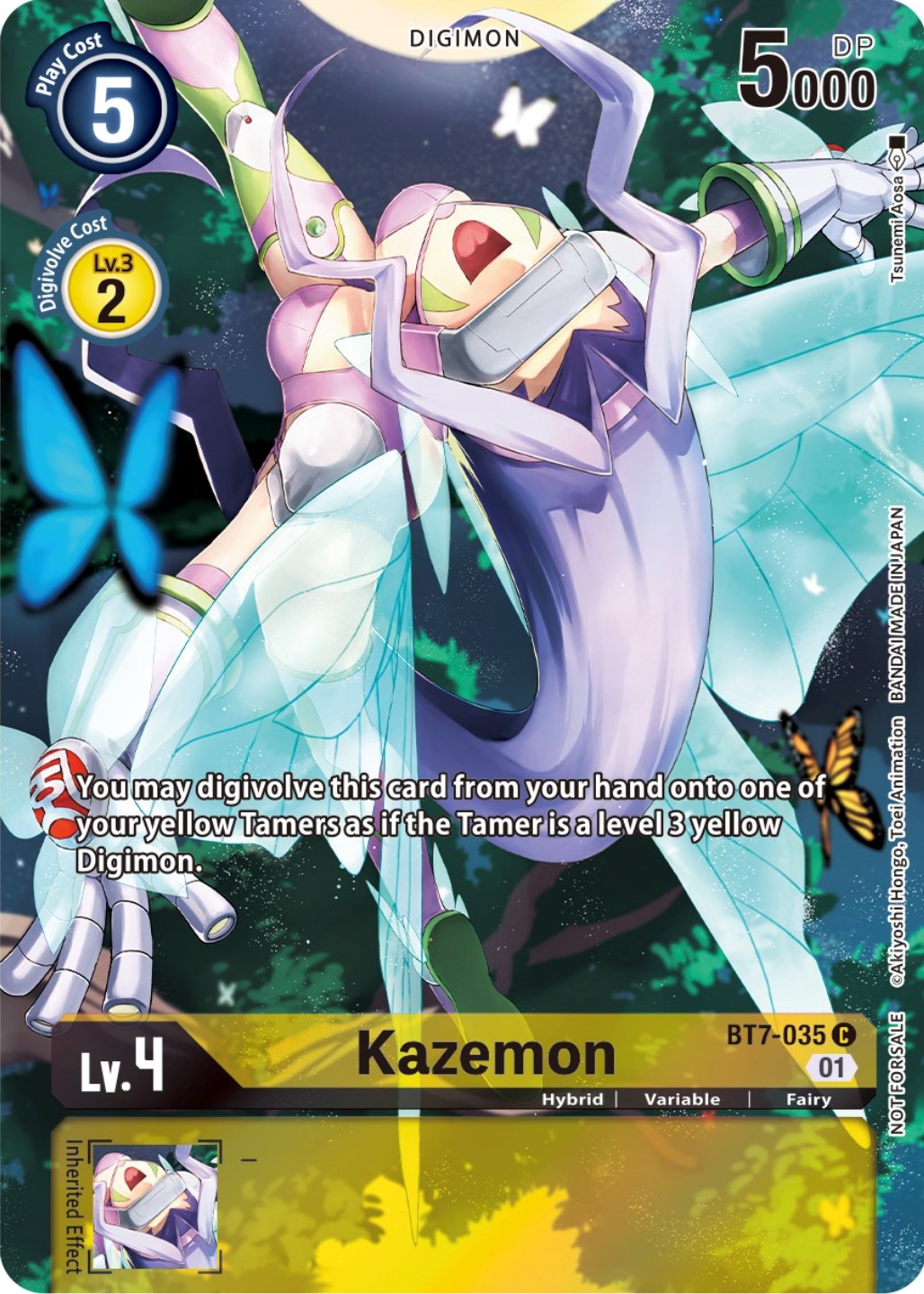 Kazemon [BT7-035] (2nd Anniversary Frontier Card) [Next Adventure Promos] | Amazing Games TCG