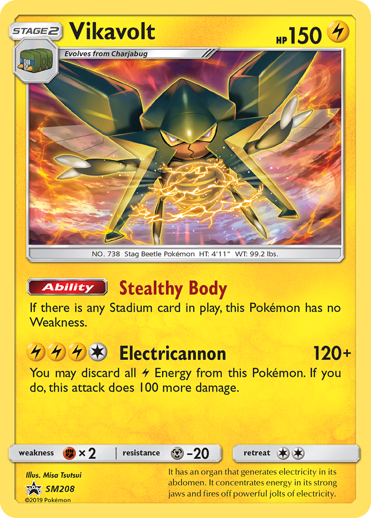 Vikavolt (SM208) [Sun & Moon: Black Star Promos] | Amazing Games TCG