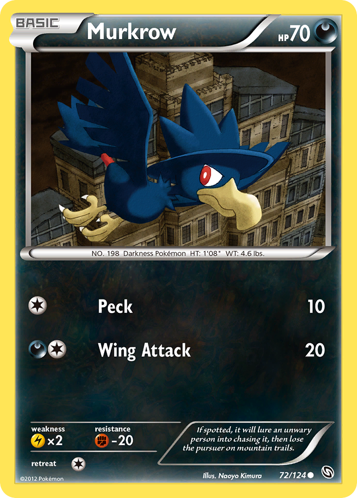 Murkrow (72/124) [Black & White: Dragons Exalted] | Amazing Games TCG