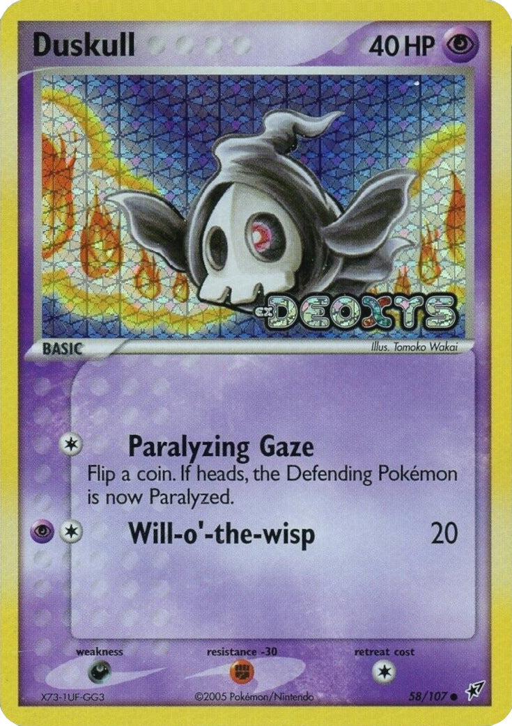 Duskull (58/107) (Stamped) [EX: Deoxys] | Amazing Games TCG