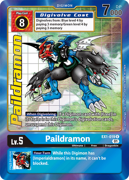 Paildramon [EX1-019] (Alternate Art) [Classic Collection] | Amazing Games TCG