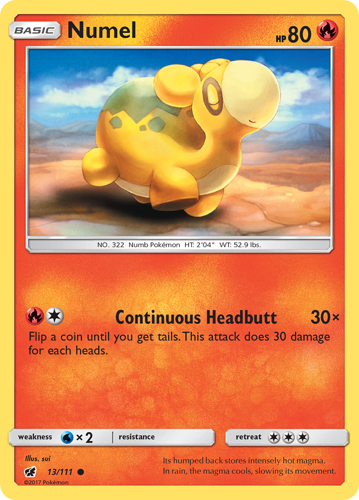 Numel (13/111) [Sun & Moon: Crimson Invasion] | Amazing Games TCG