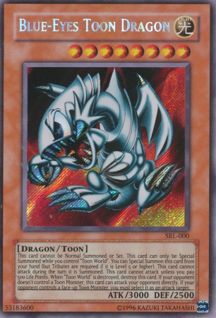 Blue-Eyes Toon Dragon [SRL-000] Secret Rare | Amazing Games TCG