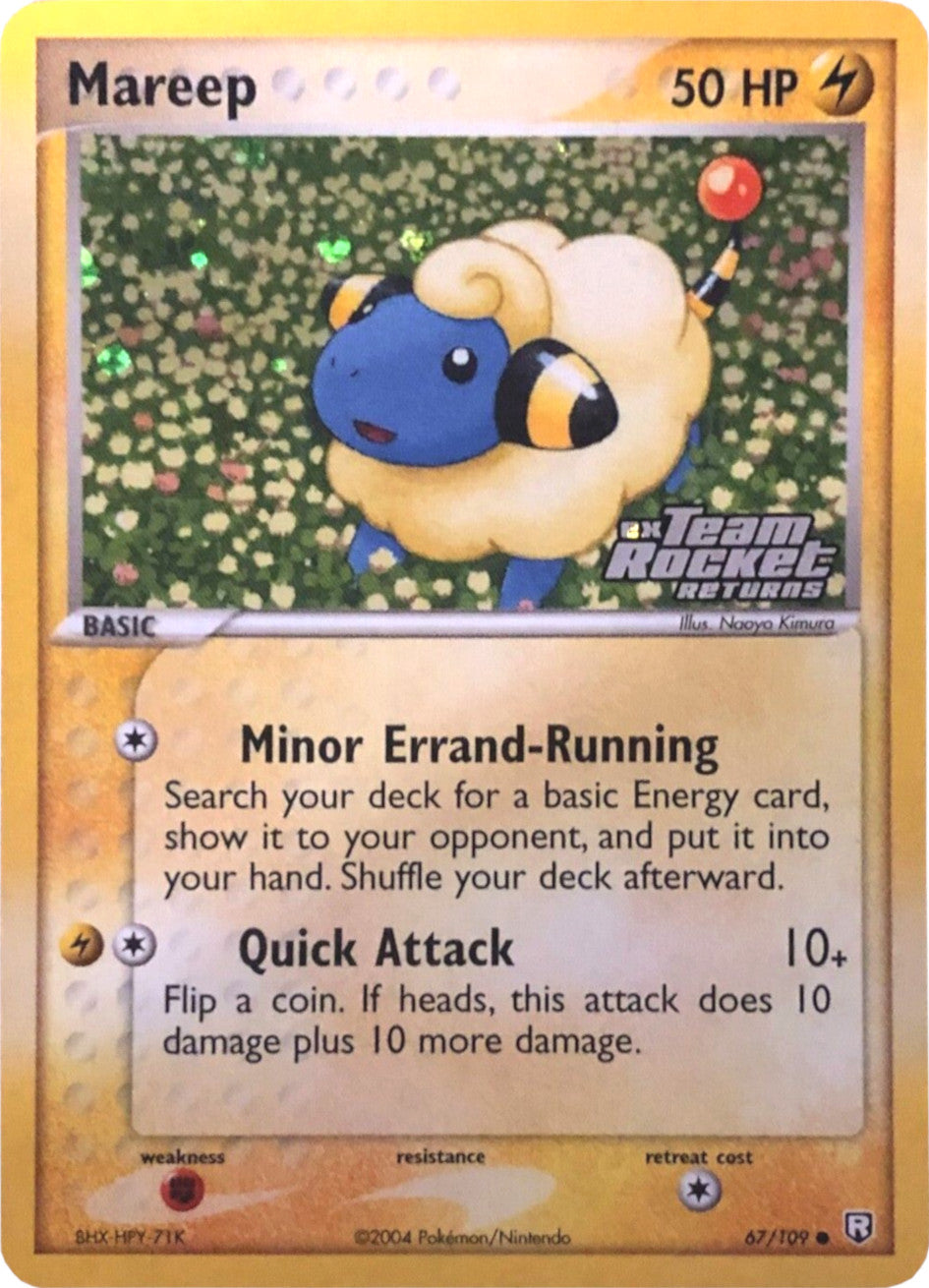 Mareep (67/109) (Stamped) [EX: Team Rocket Returns] | Amazing Games TCG