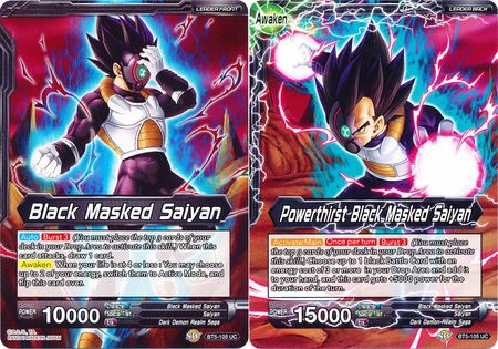 Black Masked Saiyan // Powerthirst Black Masked Saiyan (BT5-105) [Miraculous Revival] | Amazing Games TCG