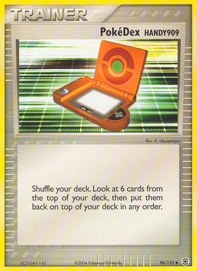 PokeDex HANDY909 (96/112) [EX: FireRed & LeafGreen] | Amazing Games TCG