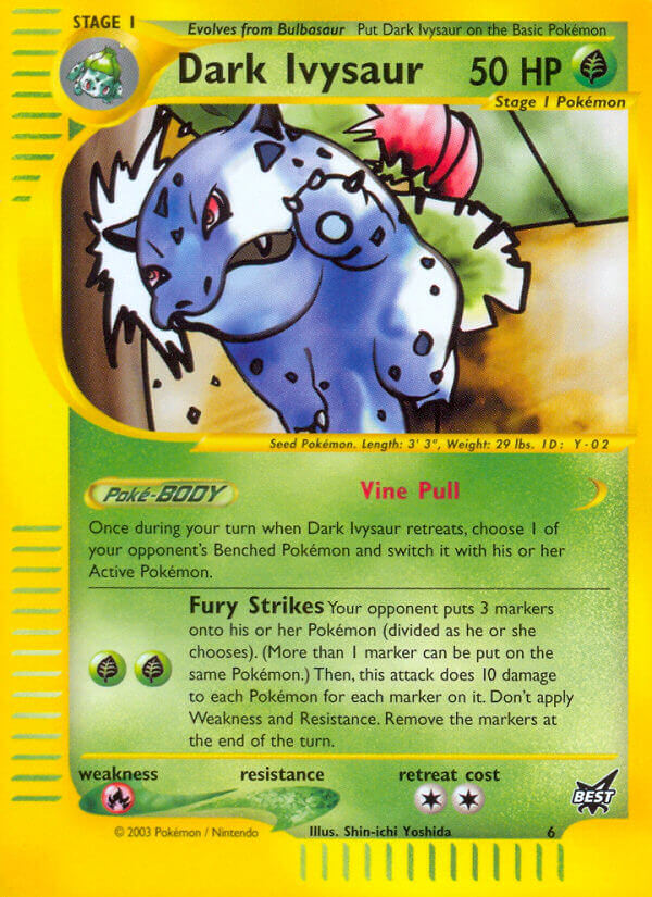 Dark Ivysaur (6) [Best of Promos] | Amazing Games TCG