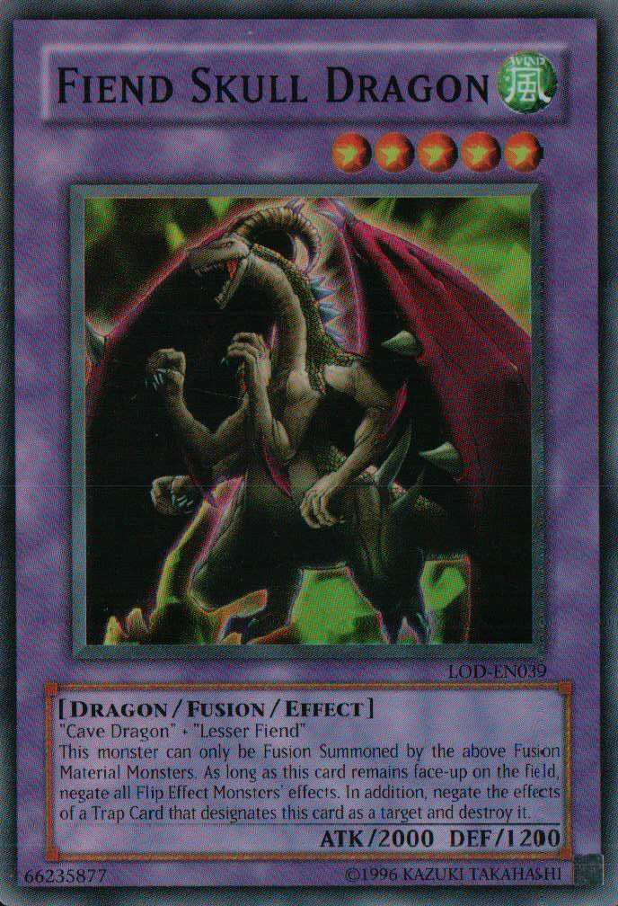 Fiend Skull Dragon [LOD-EN039] Super Rare | Amazing Games TCG