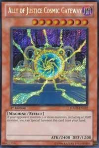 Ally of Justice Cosmic Gateway [Hidden Arsenal 2] [HA02-EN022] | Amazing Games TCG