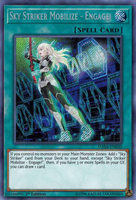 Sky Striker Mobilize - Engage! [DASA-EN030] Secret Rare | Amazing Games TCG