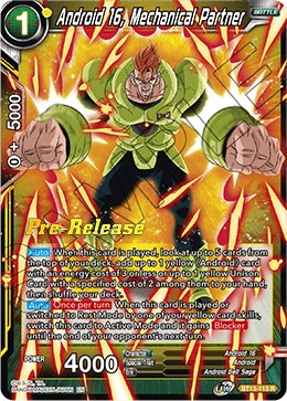 Android 16, Going All Out (BT13-112) [Supreme Rivalry Prerelease Promos] | Amazing Games TCG
