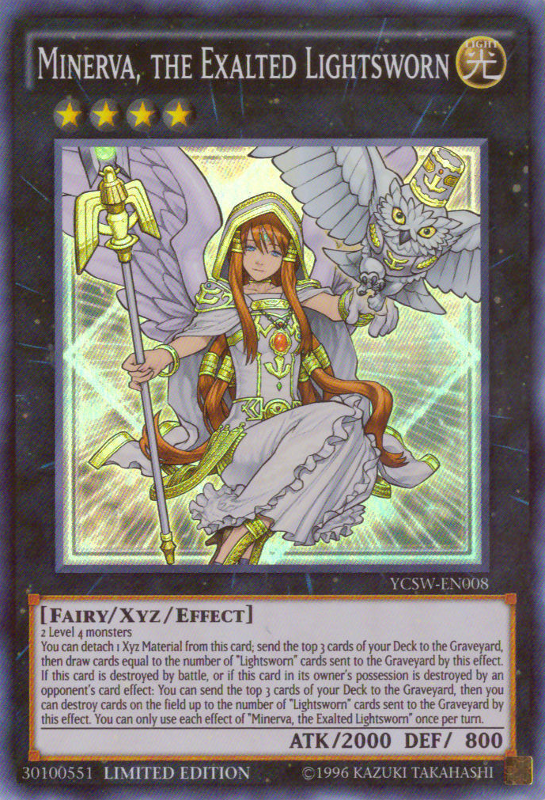 Minerva, the Exalted Lightsworn [YCSW-EN008] Super Rare | Amazing Games TCG