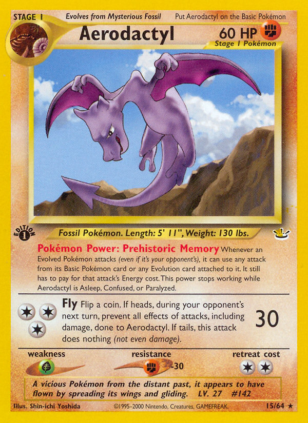 Aerodactyl (15/64) [Neo Revelation 1st Edition] | Amazing Games TCG