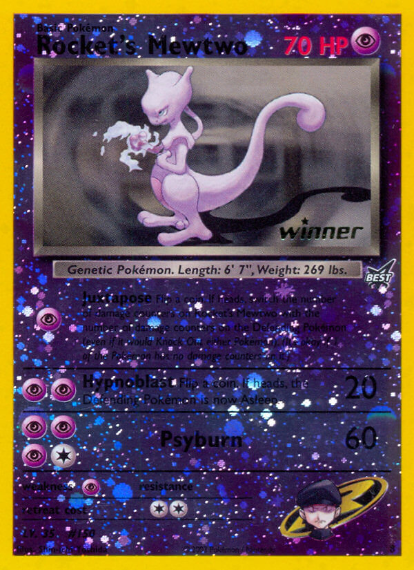 Rocket's Mewtwo (8) [Best of Promos] | Amazing Games TCG