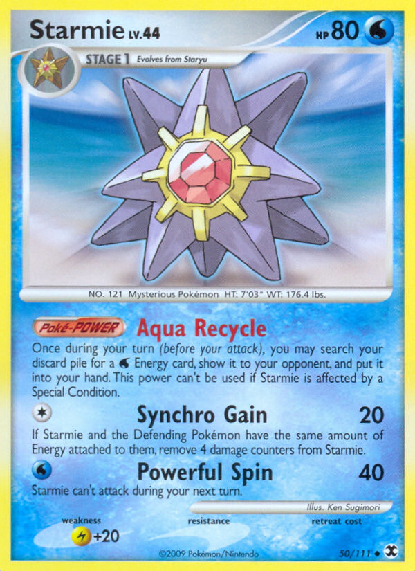 Starmie (50/111) [Platinum: Rising Rivals] | Amazing Games TCG