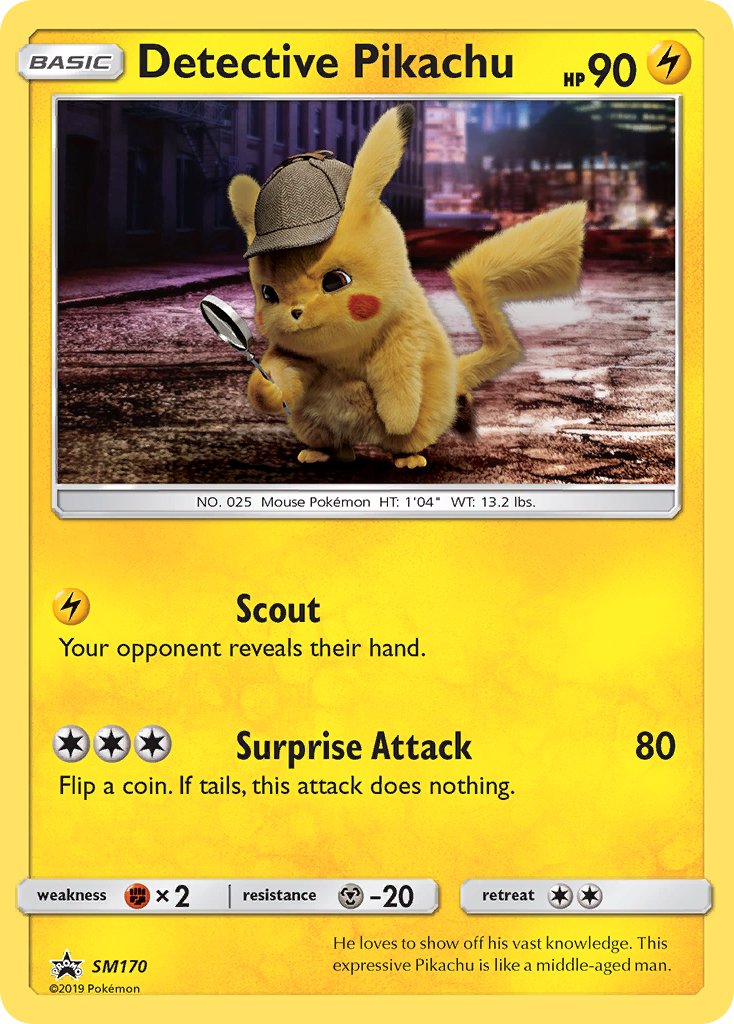 Detective Pikachu (SM170) [Sun & Moon: Black Star Promos] | Amazing Games TCG