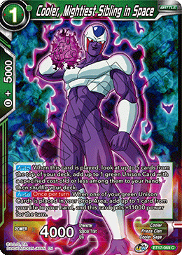 Cooler, Mightiest Sibling in Space (BT17-069) [Ultimate Squad] | Amazing Games TCG
