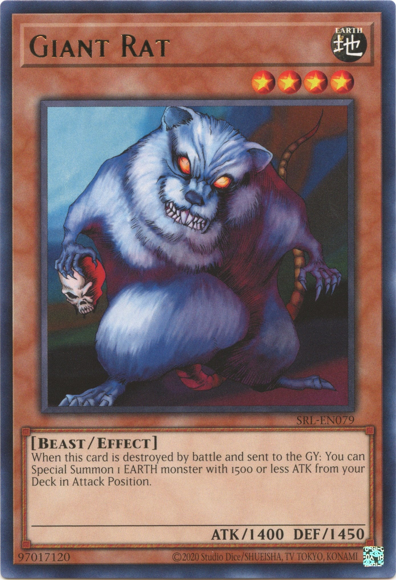 Giant Rat (25th Anniversary) [SRL-EN079] Rare | Amazing Games TCG