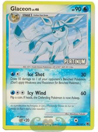 Glaceon (20/100) [Burger King Promos: 2009 Collection] | Amazing Games TCG