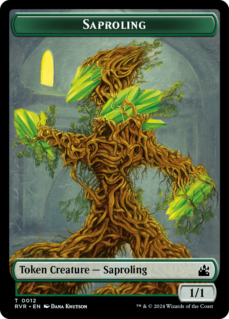 Saproling Token [Ravnica Remastered Tokens] | Amazing Games TCG