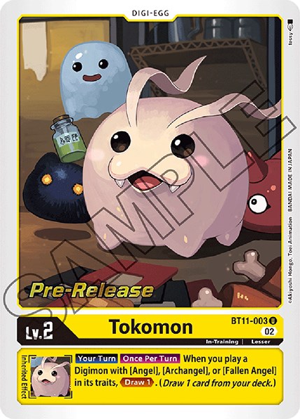 Tokomon [BT11-003] [Dimensional Phase Pre-Release Promos] | Amazing Games TCG