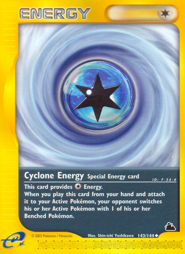 Cyclone Energy (143/144) [Skyridge] | Amazing Games TCG