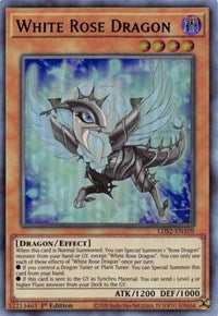 White Rose Dragon (Green) [LDS2-EN109] Ultra Rare | Amazing Games TCG