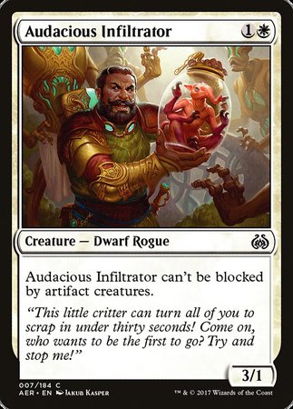 Audacious Infiltrator [Aether Revolt] | Amazing Games TCG