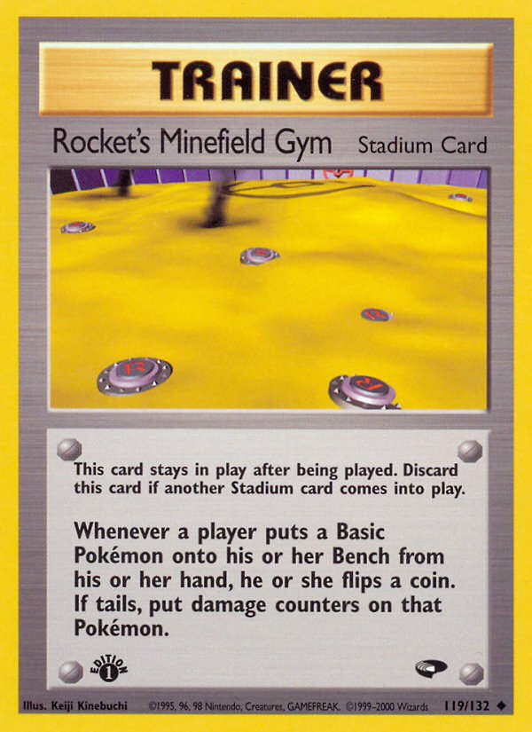 Rocket's Minefield Gym (119/132) [Gym Challenge 1st Edition] | Amazing Games TCG