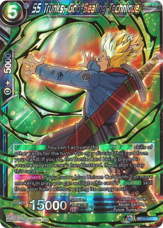 SS Trunks, God-Sealing Technique (BT10-044) [Rise of the Unison Warrior 2nd Edition] | Amazing Games TCG