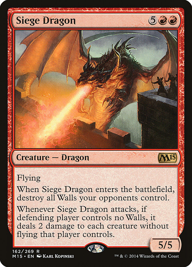 Siege Dragon [Magic 2015] | Amazing Games TCG