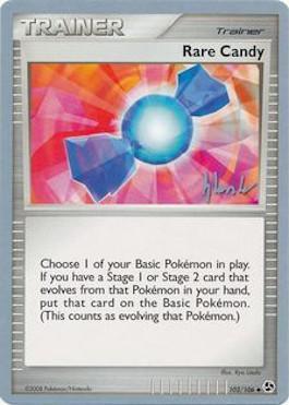 Rare Candy (102/106) (Empotech - Dylan Lefavour) [World Championships 2008] | Amazing Games TCG