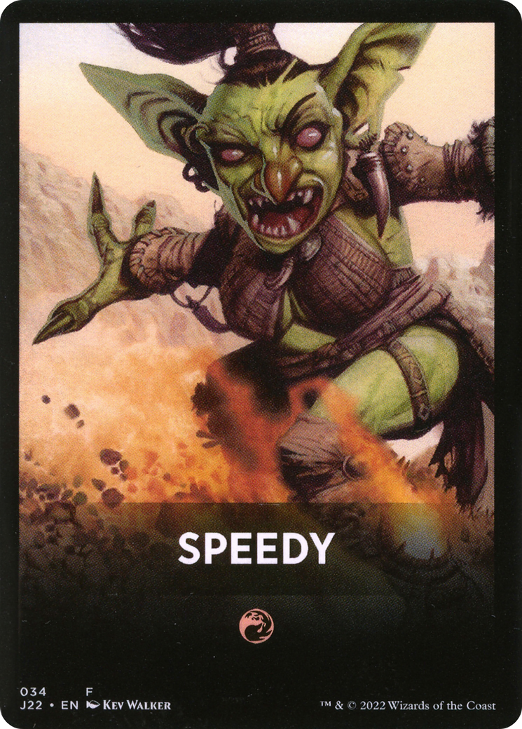 Speedy Theme Card [Jumpstart 2022 Front Cards] | Amazing Games TCG