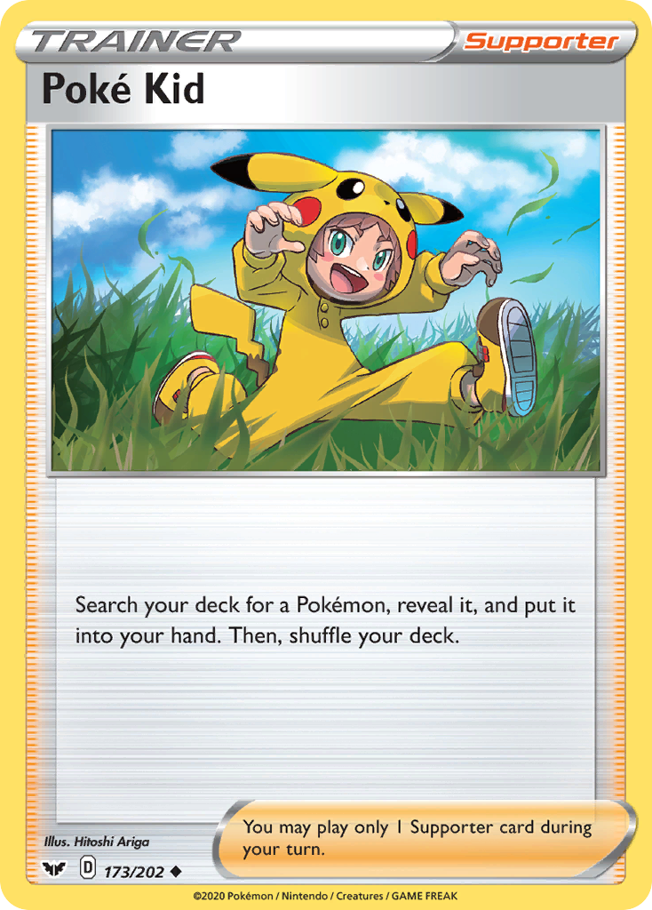 Poke Kid (173/202) [Sword & Shield: Base Set] | Amazing Games TCG