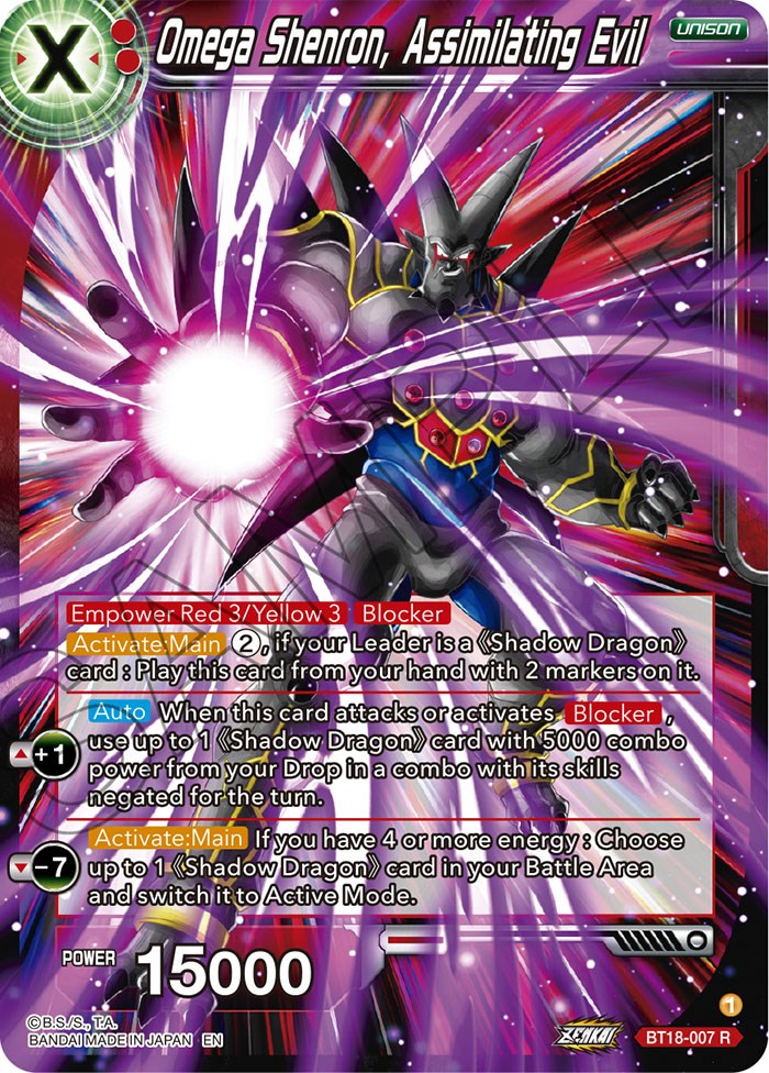 Omega Shenron, Assembling Evil (BT18-007) [Dawn of the Z-Legends] | Amazing Games TCG