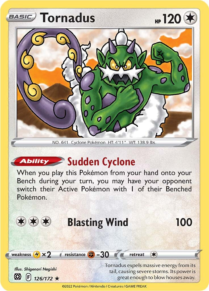 Tornadus (126/172) [Sword & Shield: Brilliant Stars] | Amazing Games TCG