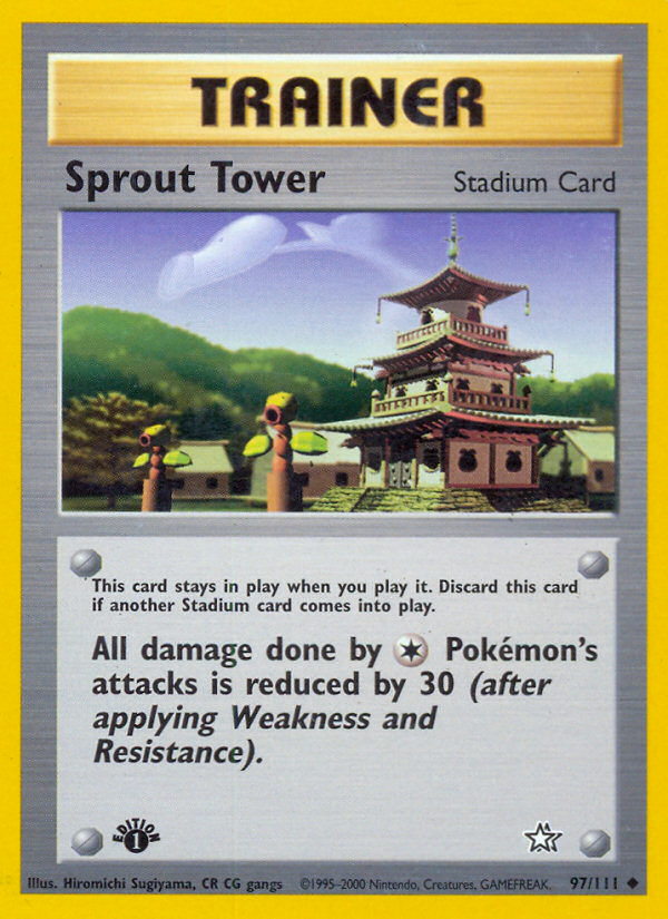 Sprout Tower (97/111) [Neo Genesis 1st Edition] | Amazing Games TCG