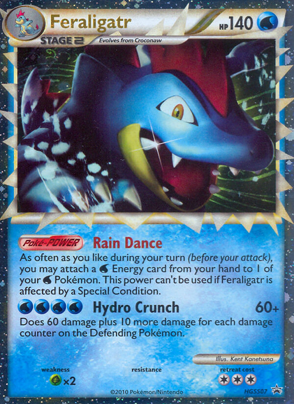 Feraligatr (HGSS07) [HeartGold & SoulSilver: Black Star Promos] | Amazing Games TCG