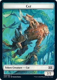 Cat // Myr (024) Double-sided Token [Double Masters Tokens] | Amazing Games TCG